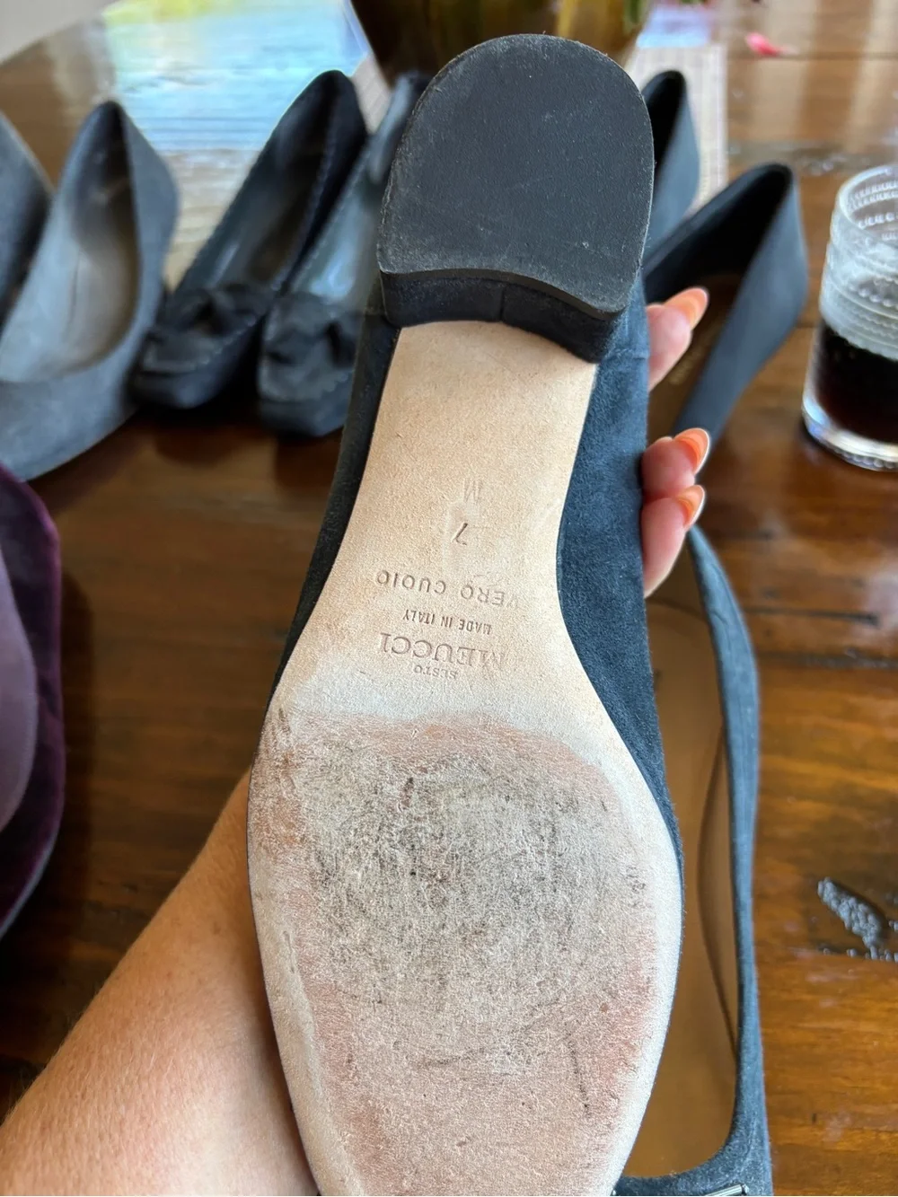 Sesto Meucci suede ballet